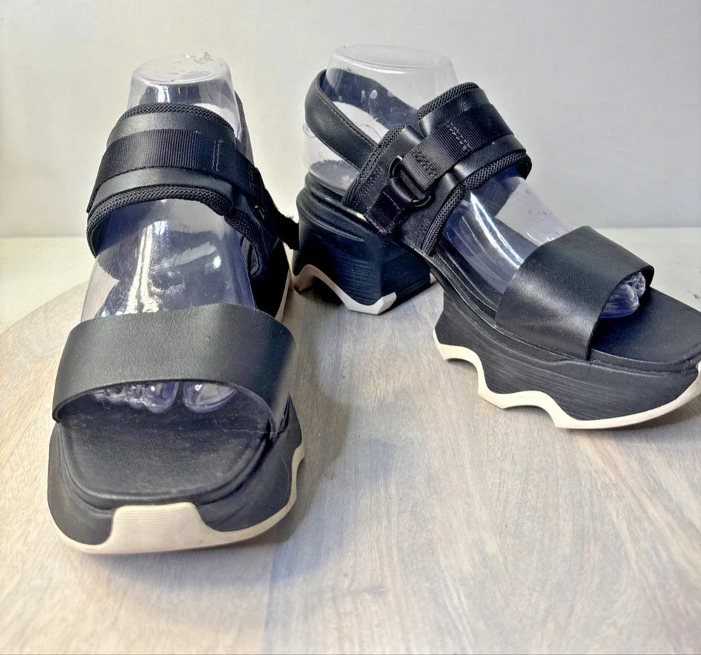 SOREL Kinetic Impact Slingback Heel Sandals Womens 8.5